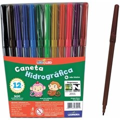 Caneta Hidrográfica Leo&Leo 12 Cores - Leonora