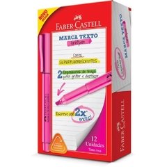 Caneta Marca Texto Grifpen Rosa 12 unid - comprar online