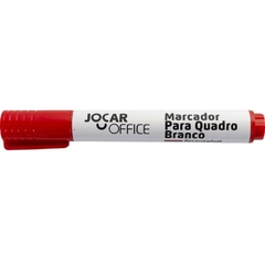 Pincel para Quadro Branco Jocar Recarregável Vermelho 12unid