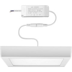 Luminária LED Quadrada 18 W Sobrepor 6500 K - Elgin na internet