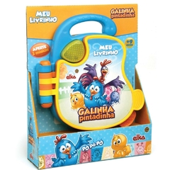 Brinquedo p/Bebê Galinha Pintadinha Livro Sonoro - Elka