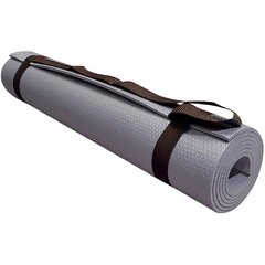 Tapete de Yoga Eva Cinza 170x60cm 5mm. - Evamax