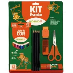 Kit Escolar com 20 Peças Blister 06 Unid - Leonora