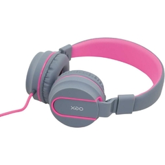 Fone de Ouvido c/Microfone Neon Rosa Acolchoado - Newex