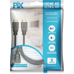 Cabo HDMI X HDMI 2.0 4k 2mts. - Santana Centro - comprar online