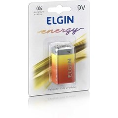 Bateria 9V Zinco 10blistersx1unid. - Elgin