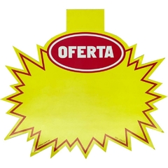 Cartaz p/Marcação Splash Oferta Amarelo 23x27cm 100un Radex