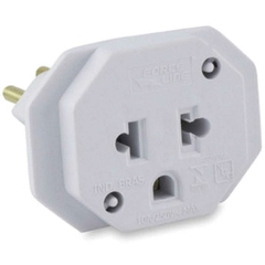 Adaptador para Tomada Universal 2p+T Bivolt Branco