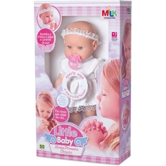 Boneca com Mecanismo Little Baby Primeira Oração - Milk - comprar online