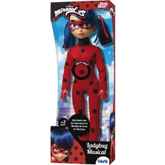 Boneca c/Mecanismo Ladybug Miraculous Musical - Baby Brink