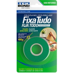 Fita Dupla Face Fixa Tudo Acrilico 12mmx2m - Tekbond