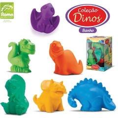 Brinquedo p/Bebê Coleção Dinos Banho 8,5cm - Roma