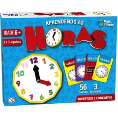 Brinquedo Pedagógico Aprendendo as Horas - Pais E Filhos