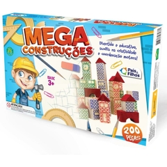 Brinquedo p/Montar Mega Construções 200 Pçs - Pais E Filhos na internet