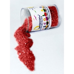 Glitter Pvc Vermelho 12 Potes 3 g - Lantecor