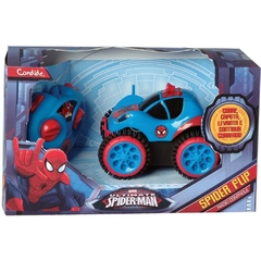 Carro Controle Remoto Spider-Man Flip - Candide - comprar online