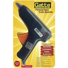 Pistola de Cola Quente 40w Bivolt Grande Preto - Make+