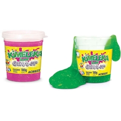 Slime Kimeleka Glitter Sortido 180g 12un - Acrilex - comprar online