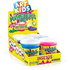 Slime Kimeleka Insetos Sortidos 180g 6unid - Acrilex