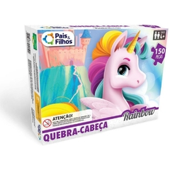 Quebra-Cabeça Cartonado Unicórnio Rainbow 150pçs - comprar online