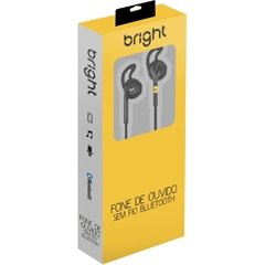 Fone de Ouvido sem Fio Bluetooth Preto - Bright