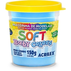 Massa para Modelar Soft 150g Azul Bebê - Acrilex