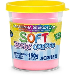 Massa para Modelar Soft 150g Rosa Bebê - Acrilex