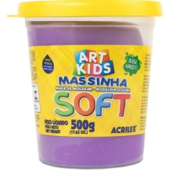 Massa para Modelar Soft 500 g Violeta - Acrilex