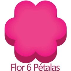 Furador Papel e EVA Gigante Flor 6 Pétalas 50mm - Make+ - Riscom - Comércio Online