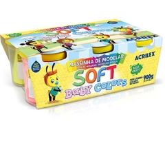 Massa para Modelar Soft Baby Color 150g 6 Cores - Acrilex