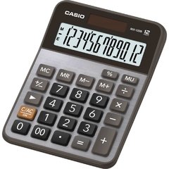 Calculadora de Mesa 12 Dig. Mx120b-S4-Dc Metaliz - Casio