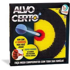 Lançador Alvo Certo com 4 Dardos - Cardoso Toys - comprar online