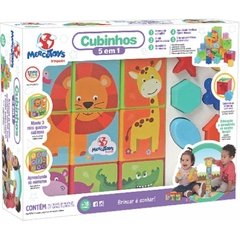 Imagem do Brinquedo Educativo Cubinhos 5 em 1 - Merco Toys