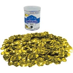 Lantejoula Metalizada Ouro 10mm. 12 Potes 2g. - Honey