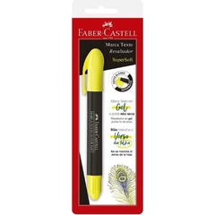 Caneta Marca Texto Supersoft Gel Amarelo - Faber-Castell - comprar online