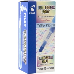 Caneta Marca Texto Lumicolor Azul Pastel 12unid - Pilot na internet