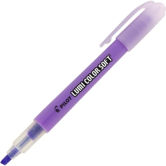 Caneta Marca Texto Lumicolor Violeta Pastel 12unid - Pilot