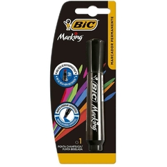 Marcador Permanente Marking Recarregável Preto - Bic