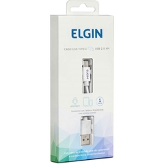 Cabo USB Tipo C 1 metro Branco - Elgin na internet