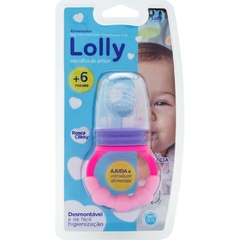 Produto p/Bebê Alimentador Silicone Rosa - Lolly - comprar online