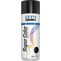 Tinta Spray Metálico Preto 350ml/250g - Tekbond