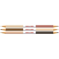 Lápis de Cor Sextavado Caras e Cores 12cores 12 Unid - Faber-Castell - comprar online