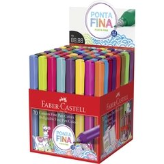 Caneta Ponta Porosa Fine Pen Cor Sortida 70Un Faber-Castell