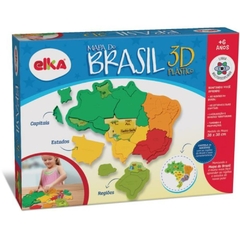 Brinquedo para Montar Mapa do Brasil - Elka na internet