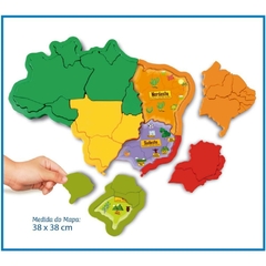 Brinquedo para Montar Mapa do Brasil - Elka - comprar online