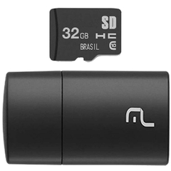 Pen Drive USB Kit 2em1 32g Micro Sd/Adapt. - Multilaser