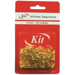 Alfinete Segurança N. 00 Dourado 100 unid - Kit