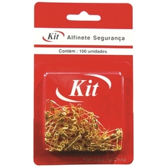 Alfinete Segurança N. 000 Dourado 100 unid - Kit