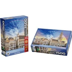 Quebra-cabeça Cartonado Bruxelas 1500 Pcs. - Grow - Riscom - Comércio Online