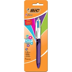 Caneta Esferográfica Bic 4 Cores Grip Fashion - Bic